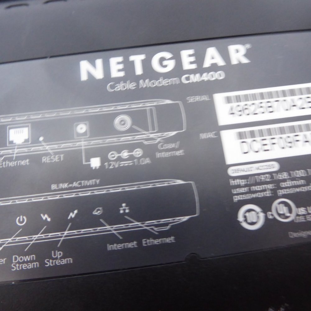SALE..NetGear CM400 High Speed Cable Modem